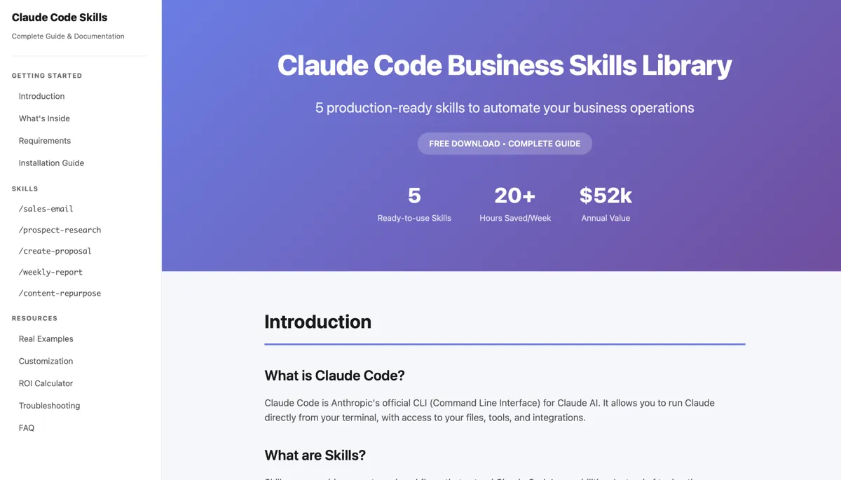 Preview of Claude Code Library